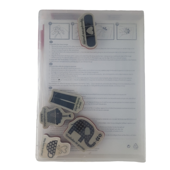 Stampin Up Patrones de Amor Stamp Cling Set - Picture 5 of 7